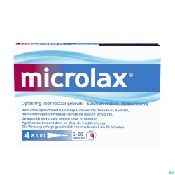 Microlax 4 X 5ml