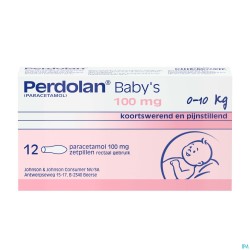 Perdolan Supp Baby 12x100mg