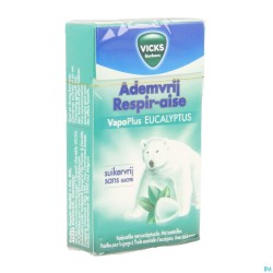 Vicks Ademvrij Z/suiker 40g...