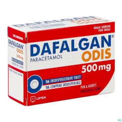 Dafalgan 500mg Odis Tabl 16