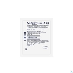 Niquitin Clear Patches 14 X 21mg