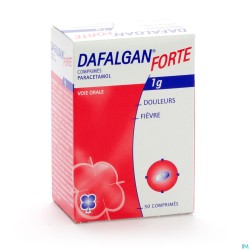 Dafalgan Forte Droog 1g Tabl 50