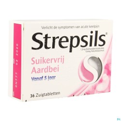 Strepsils S/sucre Fraise...