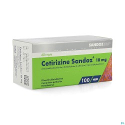 Cetirizine Sandoz comp 100...