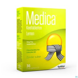 Medica Keeltabletten Lemon...