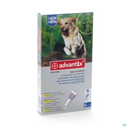 Advantix 400/2000 Honden 25-40kg Fl 6x4,0ml