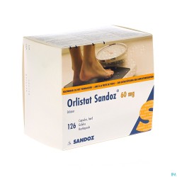 Orlistat Sandoz Caps Dure 126 X 60mg