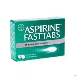 Aspirine Fasttabs 500mg...