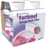 Fortimel Energy Multi Fibre Aardbei Flesjes 4x200ml