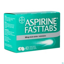 Aspirine Fasttabs 500mg...