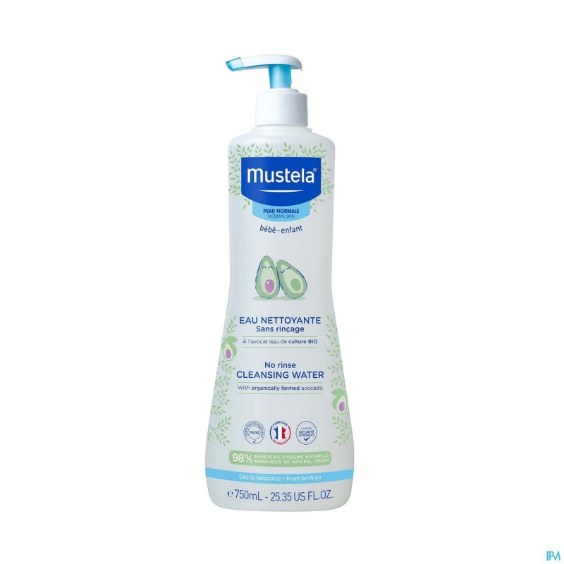 Mustela Pn Eau Nettoyante S/rincage 750ml