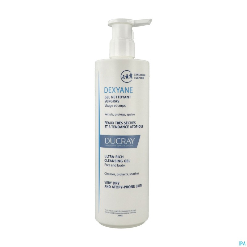 Ducray Dexyane Gel Nettoyant Surgras 400ml