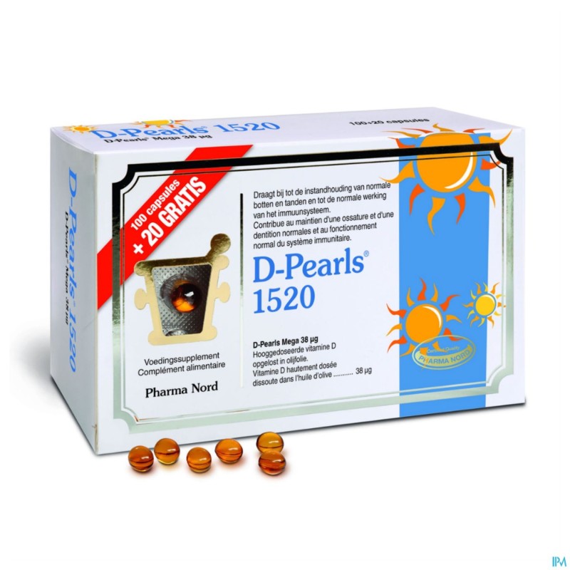 D-pearls 1520 Caps 100+20 Promo