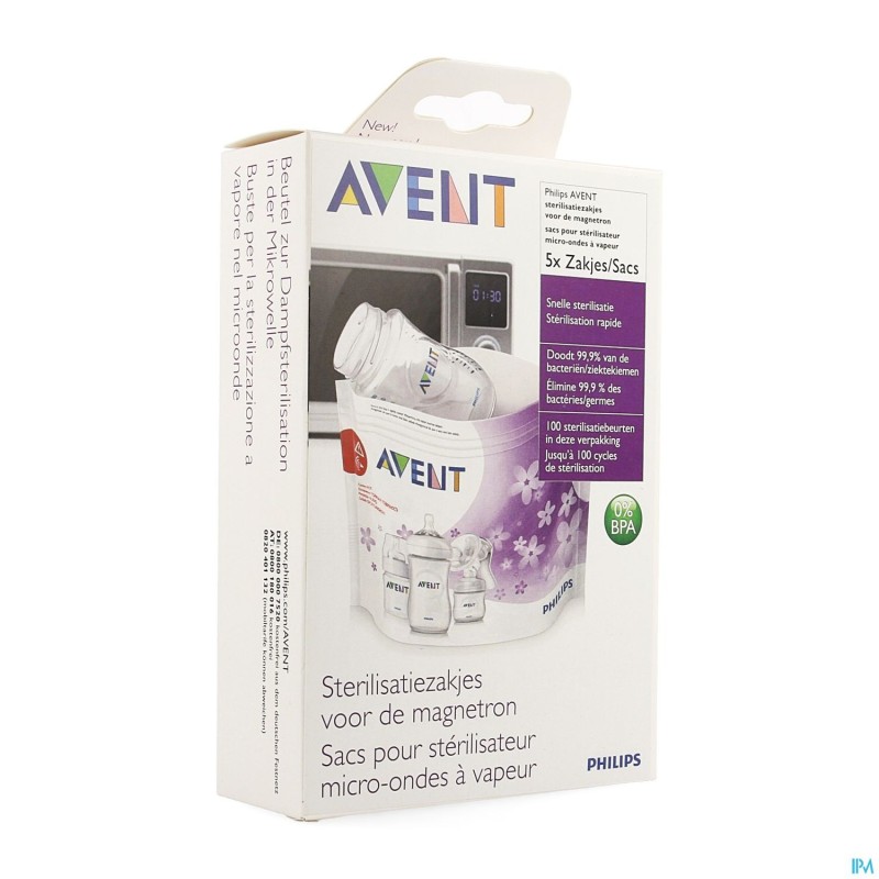 Philips Avent Sachet Sterilisation Reutisable 5 SCF297/05