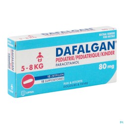 Dafalgan Pediatrie 80mg...