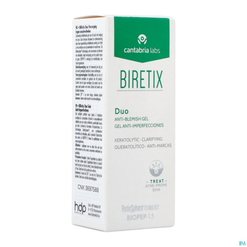 Biretix Duo Gel Tube 30ml Nf