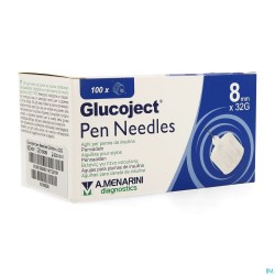 Glucoject Pen Needles 8mm 32g