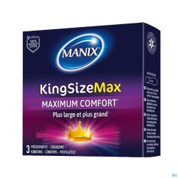 Manix King Size Max Condoms 3