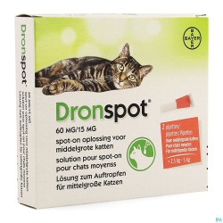 Dronspot 60mg/15mg Spot-on...