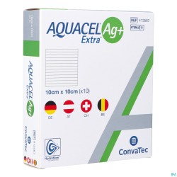 Aquacel Ag+ Extra 10 X 10cm 10 413567