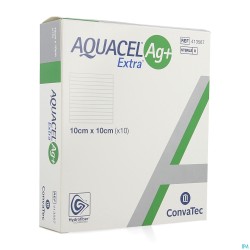 Aquacel Ag+ Extra 10 X 10cm 10 413567