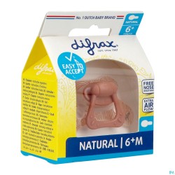 Difrax Sucette Natural 6+ M...