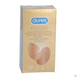 Durex Nude Xl Condoms 10