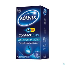 Manix Contact Plus Condoms 24