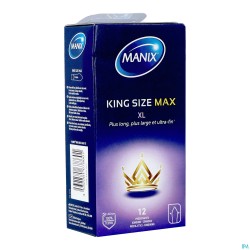 Manix King Size Max Condoms 12