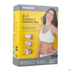 Medela Beha Kolven&voeden 3in1 l Zwart