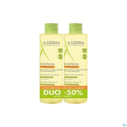 Aderma Exomega Control Olie 2x500ml Promo -50%