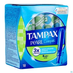 Tampax Pearl Compak Super 18