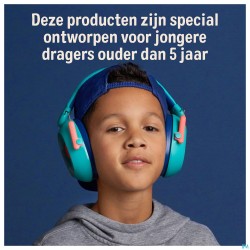 3m Kids Plus Gehoorbesch. Oorkap Kind Groenblauw