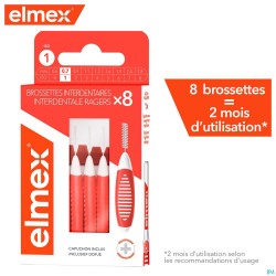 Elmex Set Interdentale Borsteltjes Iso 1 0,7mm 8