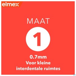 Elmex Set Interdentale Borsteltjes Iso 1 0,7mm 8