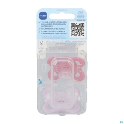 Mam Sucette Original Pure Silicone 0-6m Fille