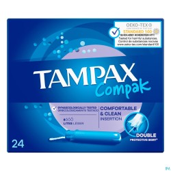 Tampax Compak Lites 24