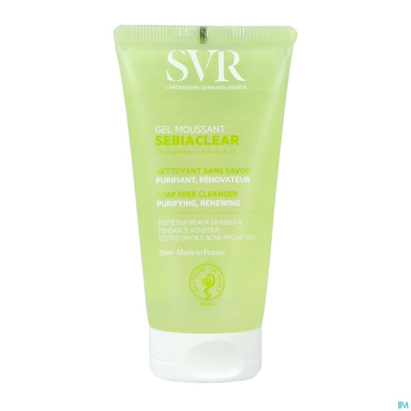 Svr Sebiaclear Gel Moussant Tube 55ml Nf