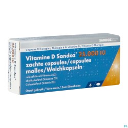 Vitamine D Sandoz 25000iu...