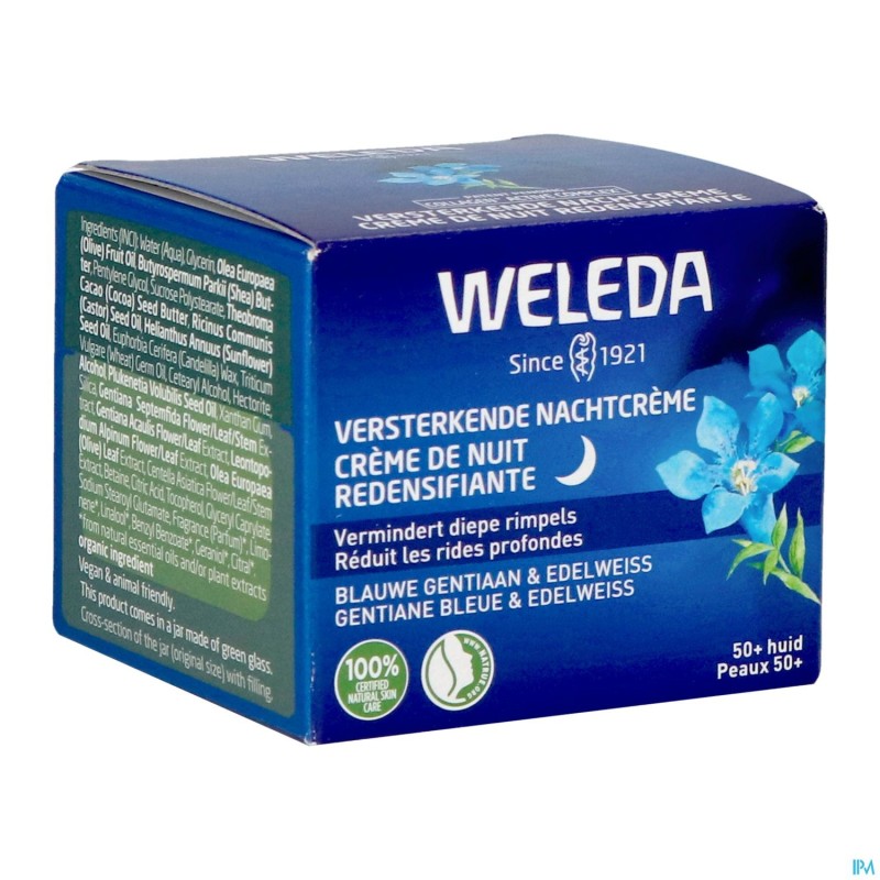 Weleda Blauwe Gentiaan & Edelweiss Nacht Cr 40ml