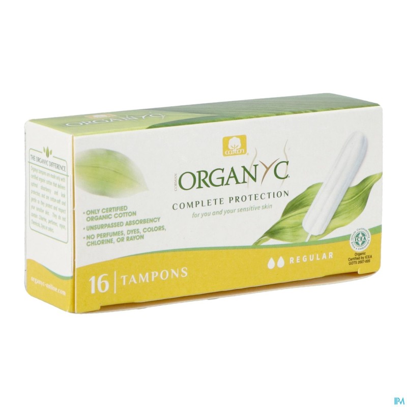 Organyc Tampon Regular Bio Katoen 16