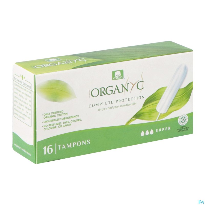 Organyc Tampon Super Coton Bio 16