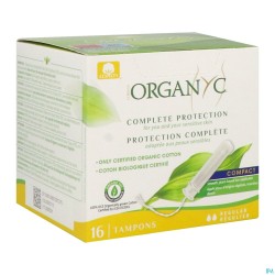 Organyc Tampon Compact Regular Coton Bio 16