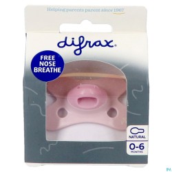 Difrax Fopspeen Natural 0-6m Spec Edit Rose Quartz