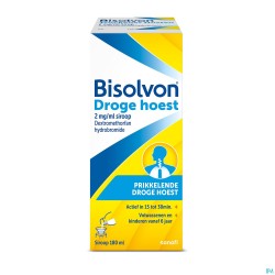 Bisolvon Droge Hoest 2mg/ml Siroop 180ml