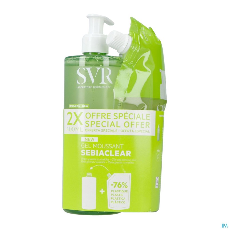 Svr Sebiaclear Gel 400ml +navul.400ml Verv.4656039