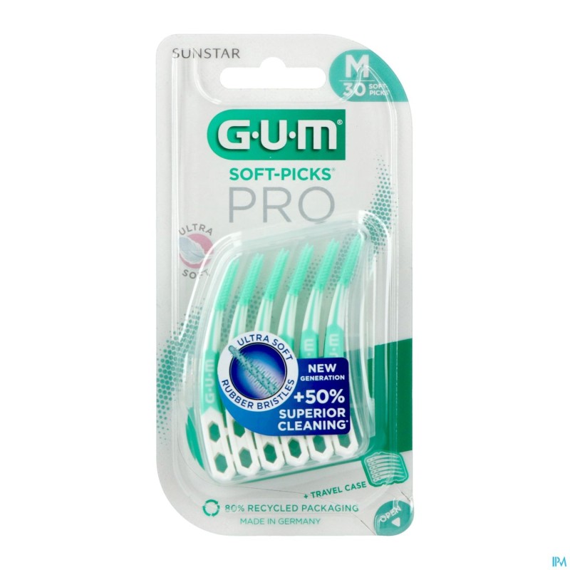 Gum Soft Picks Pro Medium 30