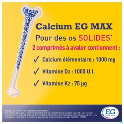 Calcium EG Max K2 1G/1000Ie/75Mcg Filmom.Tabl 90X2