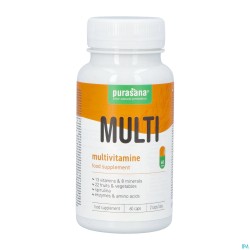 Purasana Multivitamin Fruit&veggie V-caps 60 Nf