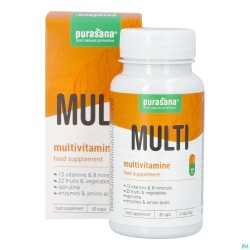 Purasana Multivitamin Fruit&veggie V-caps 60 Nf